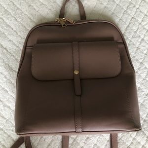 NEW dusty rose backpack purse